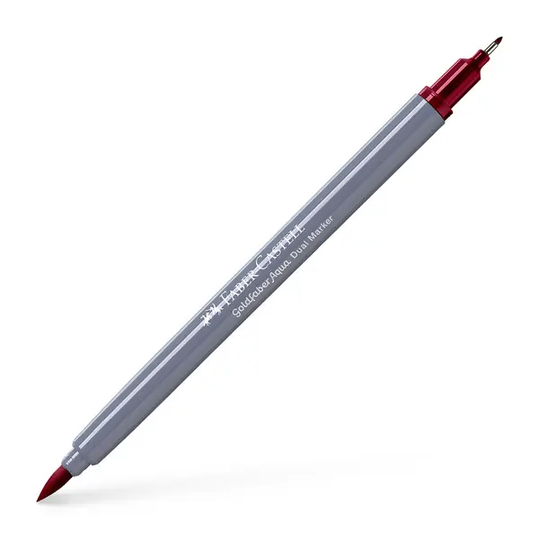 Faber Castell Duo aquarelmarker Goldfaber - 227 scharlaken alazarin rood Hoge Kwaliteit