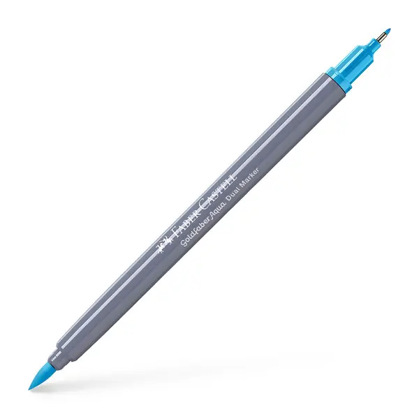 Populair Faber Castell Duo aquarelmarker Goldfaber - 245 mangaan blauw