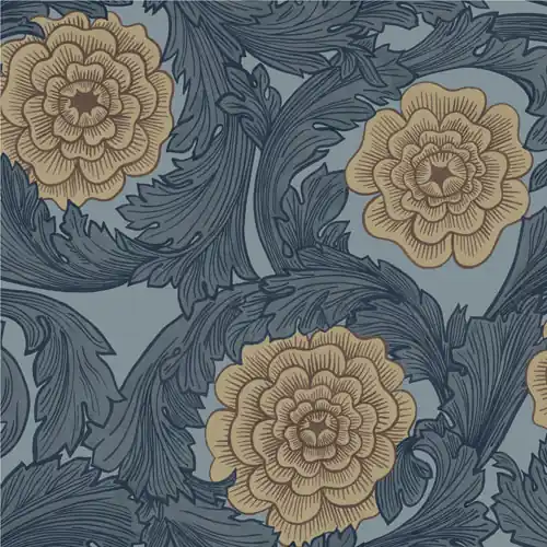 Koop Online Midbec FC Blomstermala- Rosa Blue/beige - 51010