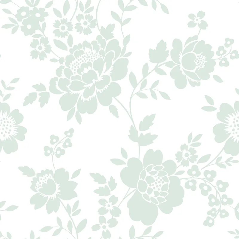 Bestseller Dutch First Class FC Joy- bloemen wit/mintgroen - 72055