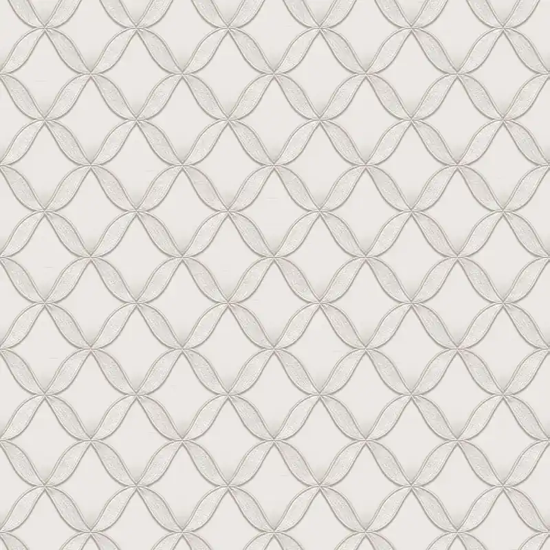 Exclusieve Aanbieding Dutch Wallcoverings Fabric Touch/Bs1 Geometric White - Wit