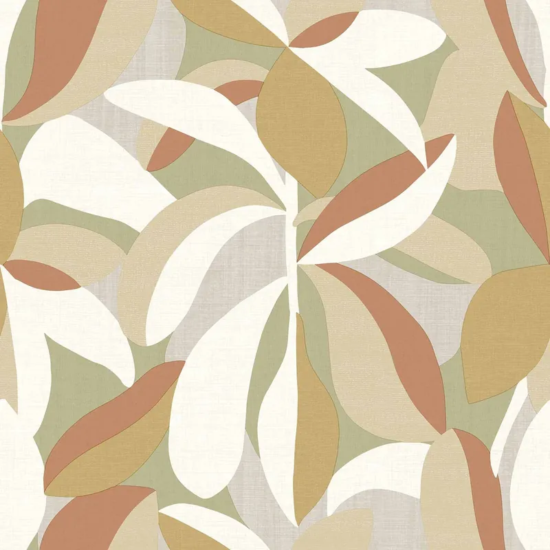 Cristiana Masi Energie Behang met abstracte bladerenprint - 30105 Gecertificeerd