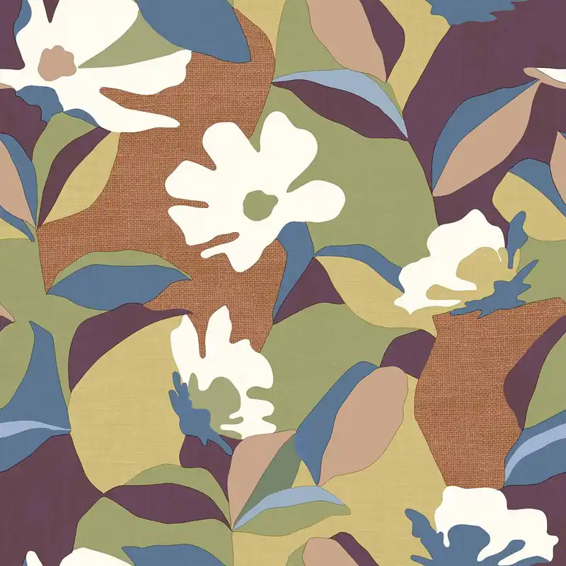 Cristiana Masi Energie Behang met abstracte bloemenprint - 30114 Bestseller