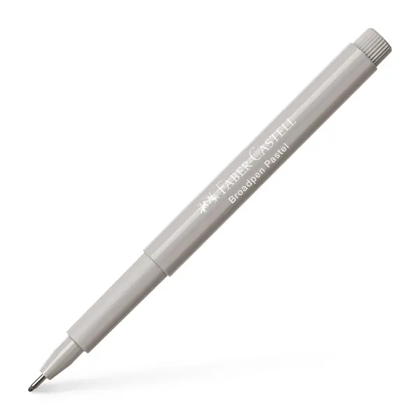 Weekendaanbieding Faber Castell Fineliner Broadpen Pastel - 0.8mm Grijs
