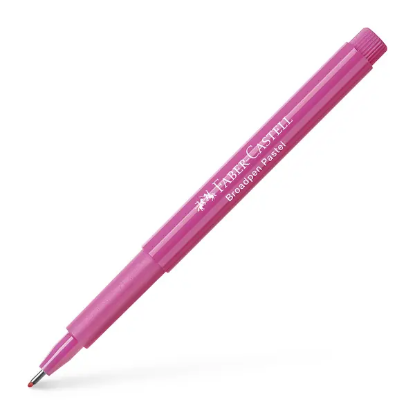 Lage Prijs Faber Castell Fineliner Broadpen Pastel - 0.8mm Paars/Roze
