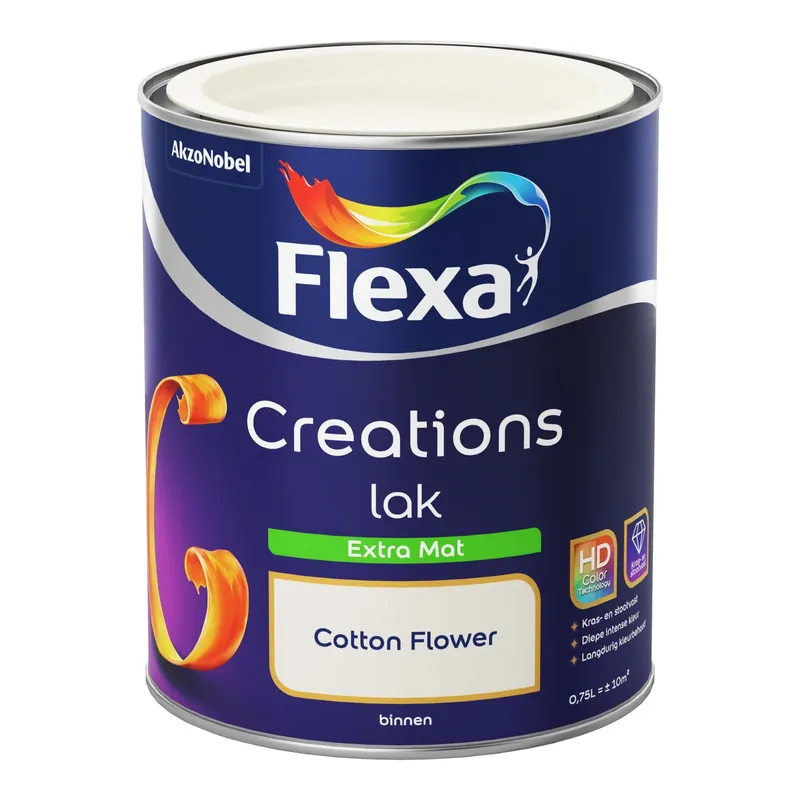 Flexa Creations Lak Extra Mat - Cotton Flower Laatste Kans