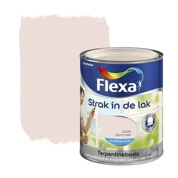 Flexa Strak In De Lak Zijdeglans - Zacht Roze 1016 Tijdelijk Beschikbaar