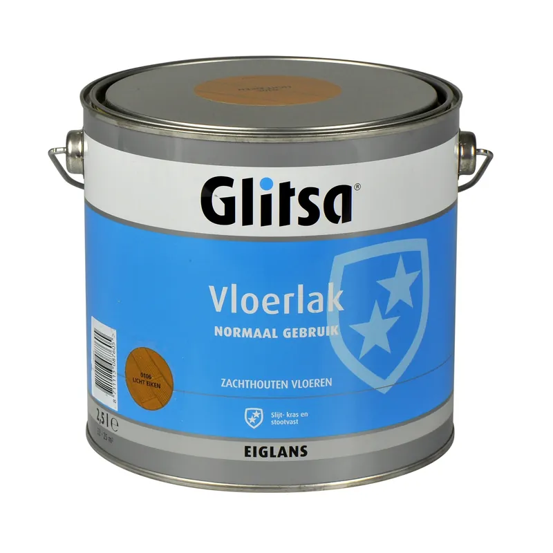 Uitverkoop Glitsa AC Vloerlak 0106 Licht Eiken