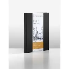 Beperkt Aanbod Hahnemuhle Tekenboek Dummy Artist - 140 gr Portrait Zwart - A6 - 62 Vellen