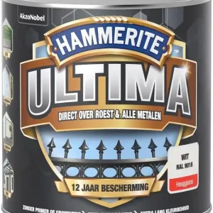 Hammerite Ultima Hoogglans - RAL 9016 Koopje