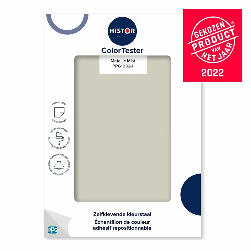 Laatste Versie Histor Colortester 1032-1 Metallic Mist