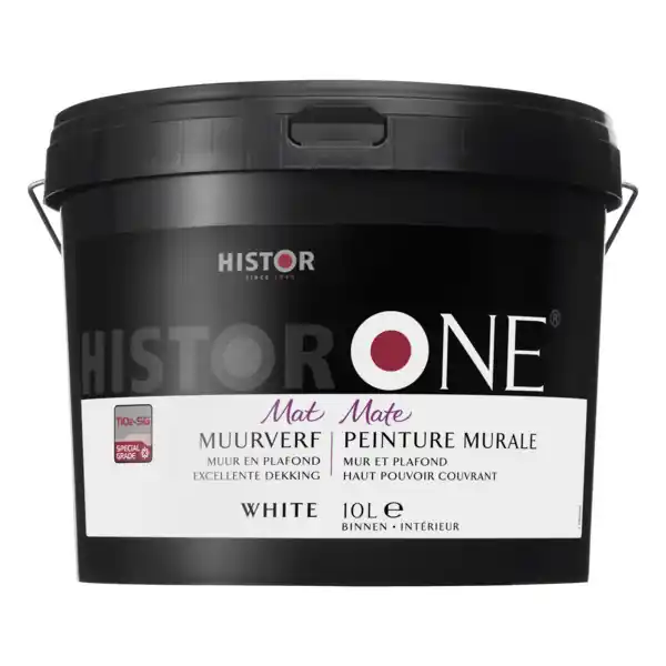 Histor One Muurverf Mat - Wit Voordeelprijs
