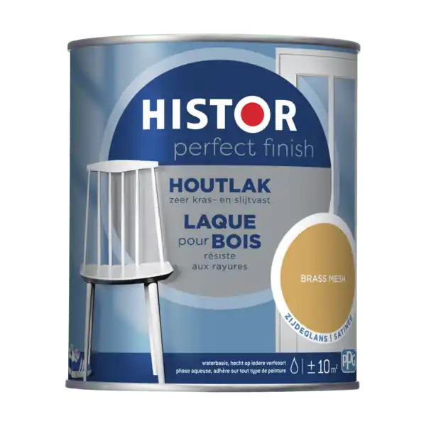 Histor Perfect Finish Houtlak Zijdeglans - Brass Mesh Koopje