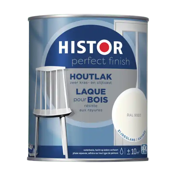 Shop Nu Histor Perfect Finish Houtlak Zijdeglans - RAL 9003