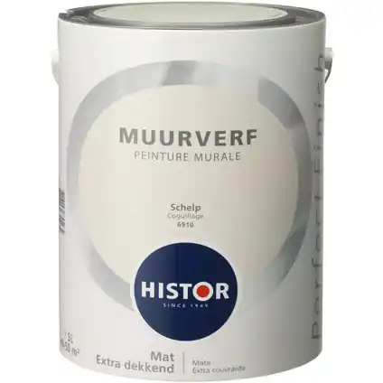 Weekendaanbieding Histor Perfect Finish Muurverf Mat - Schelp - 5 liter