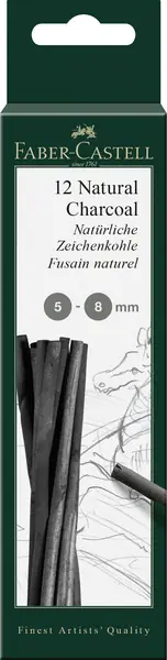 Express Levering Faber Castell Houtskool Pitt Monochrome - 5-8 mm