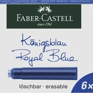 Faber Castell Inktpatronen - Blauw Laatste Versie