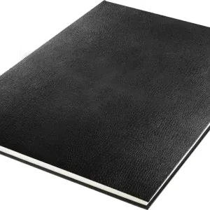 Kangaro Schetsboek - 120g - Blanco Papier - 140 vellen - Hardcover - Imprint Slang - Zwart Bestseller