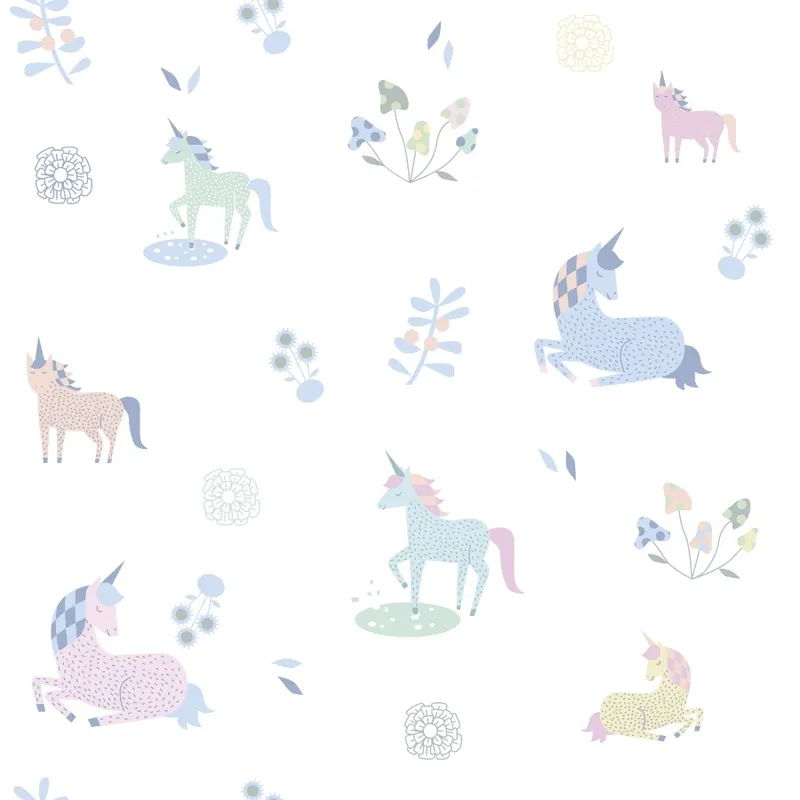 Merkproduct Noordwand Kids Walls Behang met unicorns - 45823