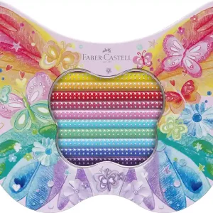 Faber Castell Kleurpotloden sparkle - 12 standaard kleuren + 8 pastel kleuren Voordeelprijs