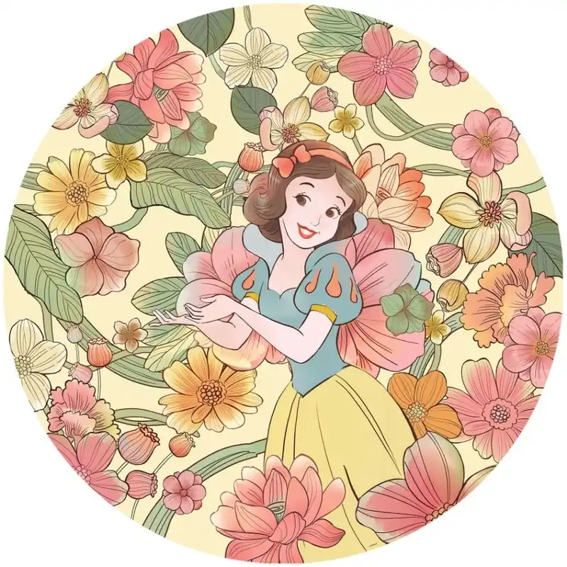 Actieprijs Komar Dots; Komar Home Behangcirkel Disney Princess - Snow White Endless Summer - DD1-005