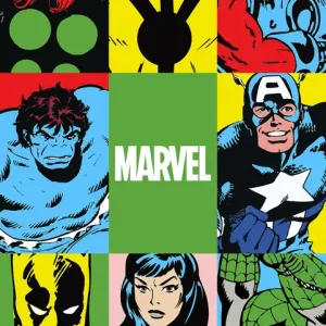 Weekendaanbieding Komar Into Wonderland Fotobehang Marvel PowerUp Team - DX3-151