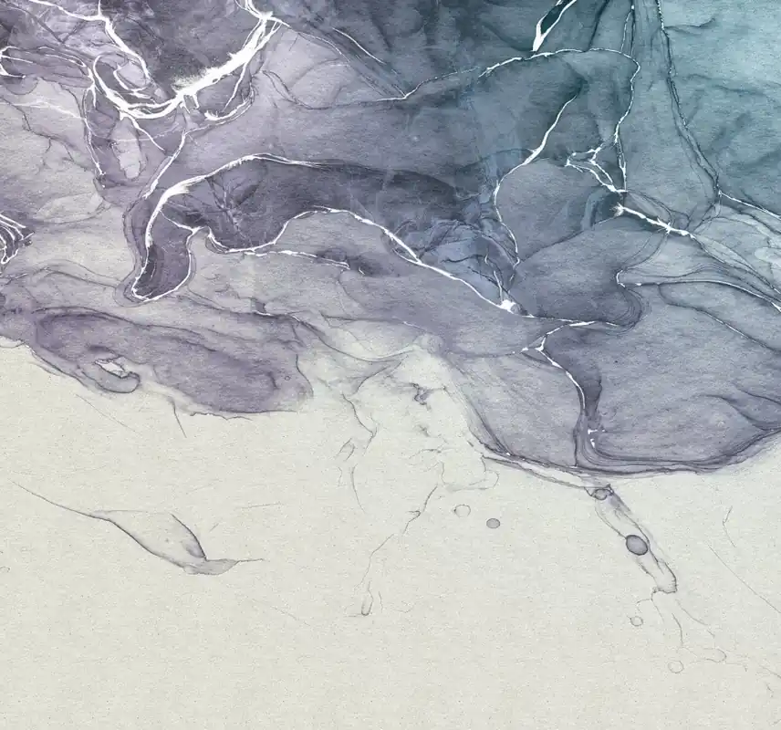 Superprijs Noordwand Komar Raw Fotobehang Ink Blue Fluid - R3-024