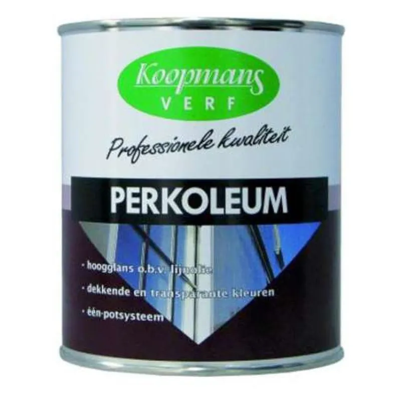 Beperkte Voorraad Koopmans Perkoleum Hoogglans Dekkend - Antraciet