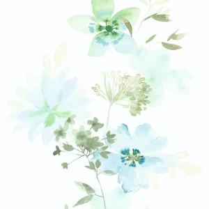 Voordeelprijs Novamur Kylie Behang met aquarel bloemen - 81624
