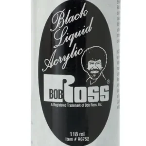 Express Levering Bob Ross Medium Liquid Acrylic Black - 118ml