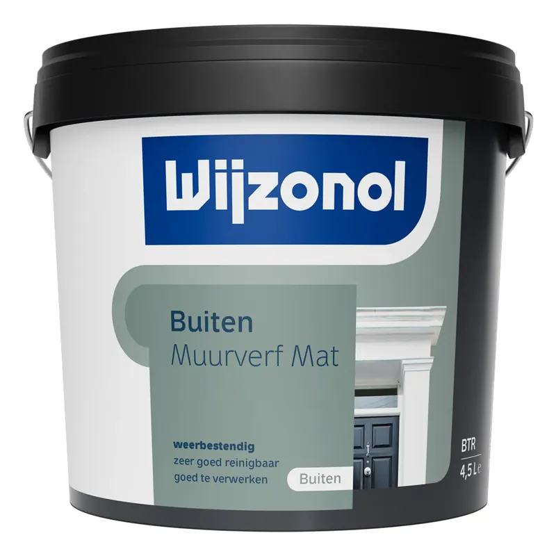 Wijzonol Muurverf voor Buiten - Mat Gecertificeerd