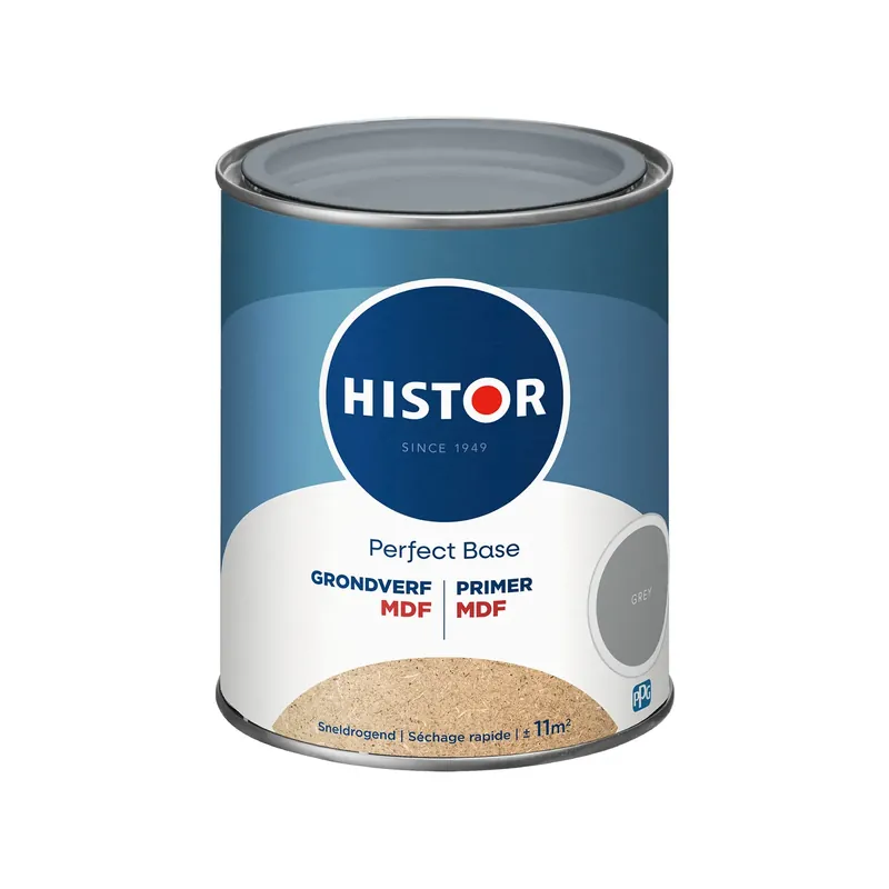 Histor Perfect Base Grondverf - MDF - Grijs Alleen Vandaag