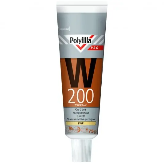 Polyfilla Pro W200 Kneedbaarhout - 75 gram Meranti Veilige Betaling