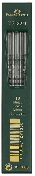 Voordeelprijs Faber Castell Potloodstiftjes TK9071 - 2,0mm - HB