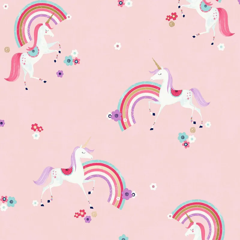 Premium Dutch First Class World of Imagination - DL27565 - Rainbow Unicorn Pink