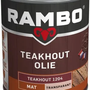 Gratis Retour Rambo Teakhout Olie Transparant