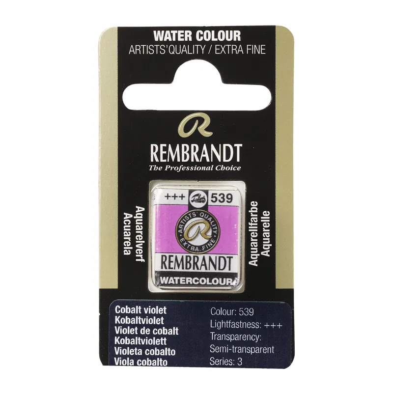 Weekendaanbieding Rembrandt Aquarelverf Napje - Kobaltviolet #539