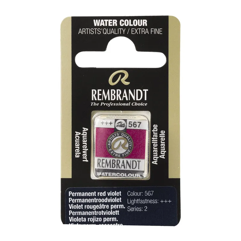 Finale Uitverkoop Rembrandt Aquarelverf Napje - Permanentroodviolet #567