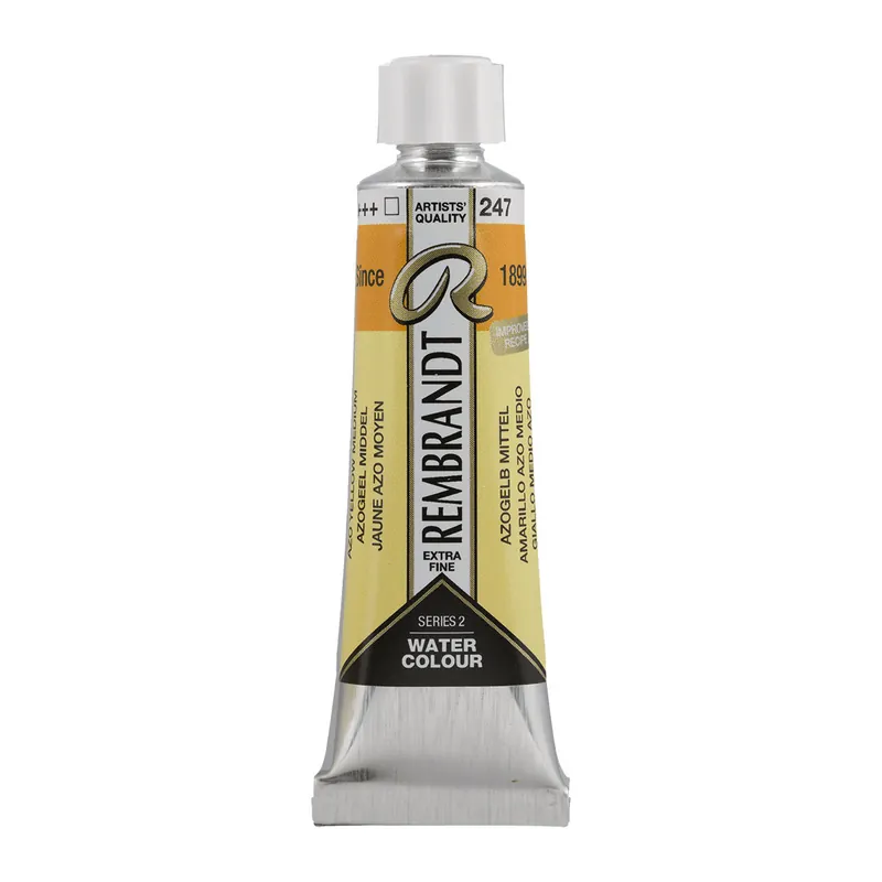 Favoriet Rembrandt Aquarelverf Tube 10 ml - Azogeel Middel #247
