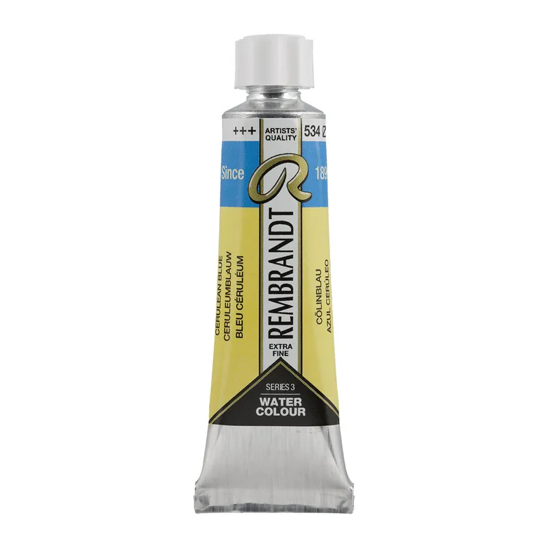 Beperkte Voorraad Rembrandt Aquarelverf Tube 10 ml - Ceruleumblauw #534