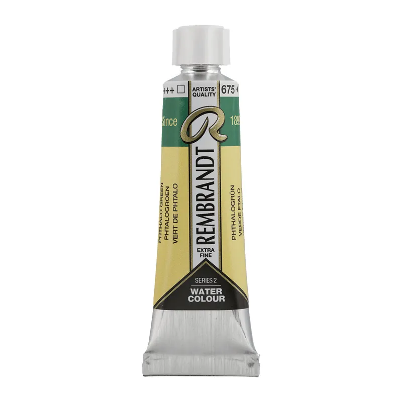 Weekendaanbieding Rembrandt Aquarelverf Tube 10 ml - Phtalogroen #675