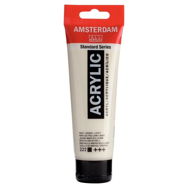Uitverkoop Royal Talens Amsterdam Acrylverf 120 ml - Napelsgeel Licht 222