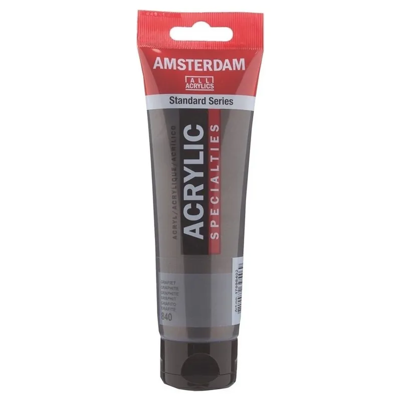 Direct Verzonden Royal Talens Amsterdam Acrylverf 120 ml - Grafiet 840