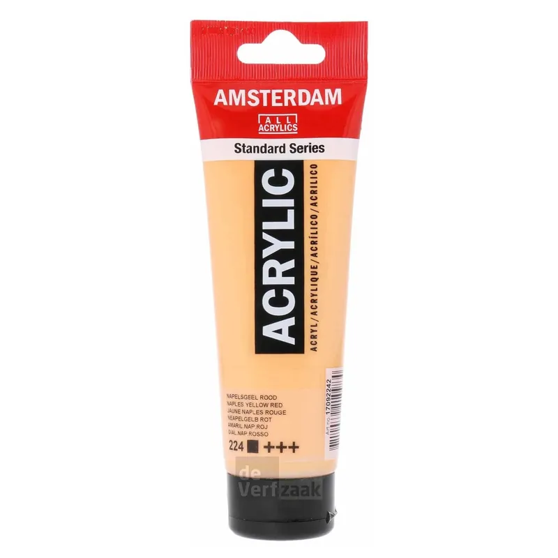 Veilige Betaling Royal Talens Amsterdam Acrylverf 120 ml - Napelsgeel Rood 224