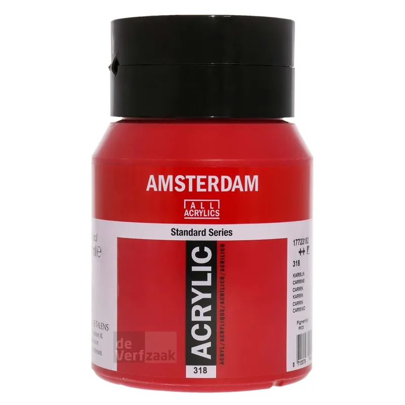 Speciale Aanbieding Royal Talens Amsterdam Acrylverf 500 ml - Karmijn 318