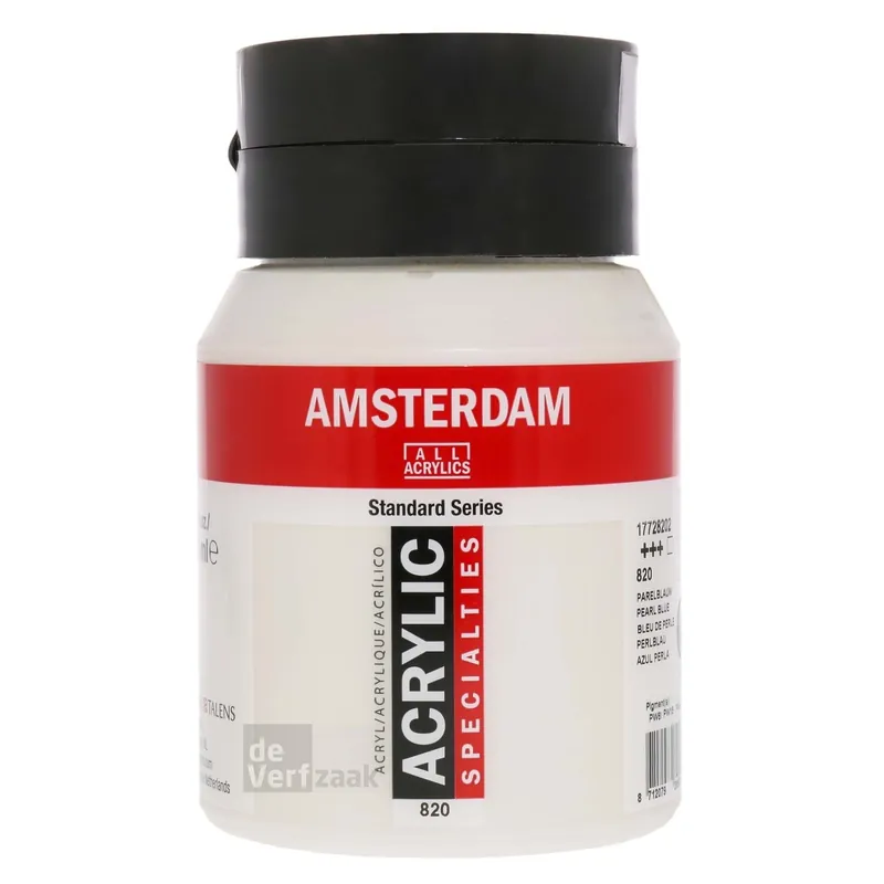 Royal Talens Amsterdam Acrylverf 500 ml - Parelblauw 820 Favoriet