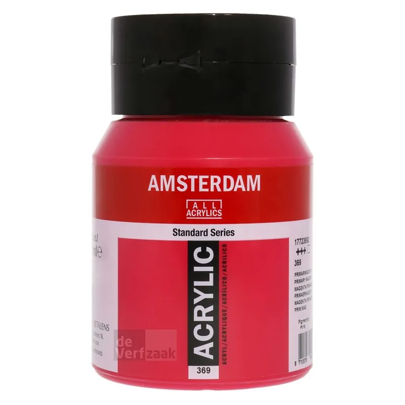 Voordeelprijs Royal Talens Amsterdam Acrylverf 500 ml - Primair Magenta 369