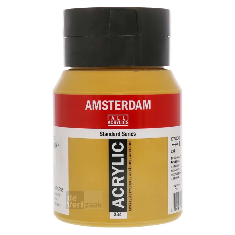 Finale Uitverkoop Royal Talens Amsterdam Acrylverf 500 ml - Sienna Naturel 234