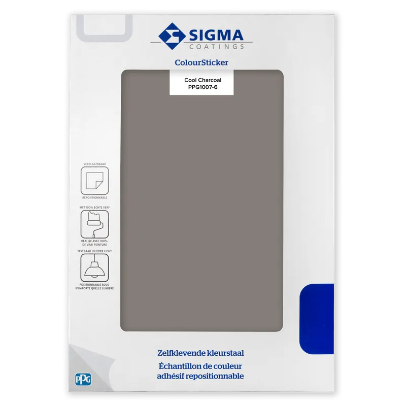 Tijdelijk Beschikbaar Sigma ColourSticker - Cool Charcoal 1007-6