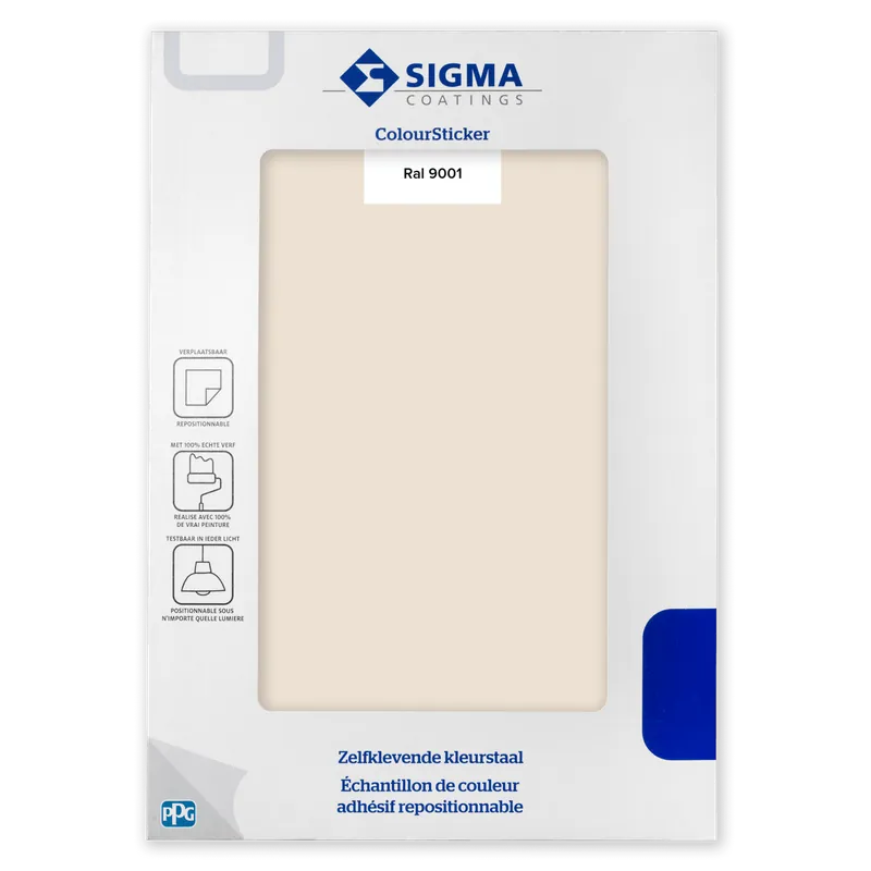 Sigma ColourSticker - RAL 9001 Laatste Versie